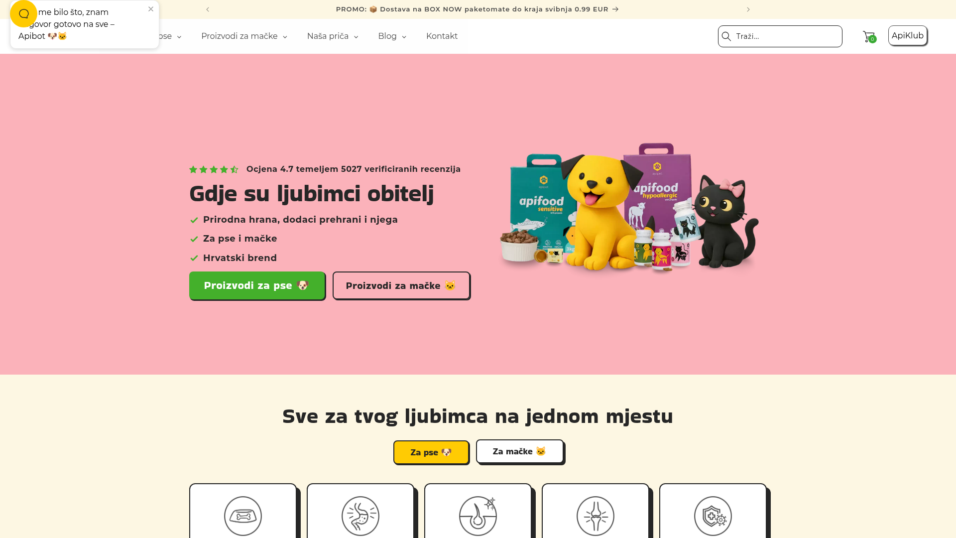 Apipet — Shopify web shop